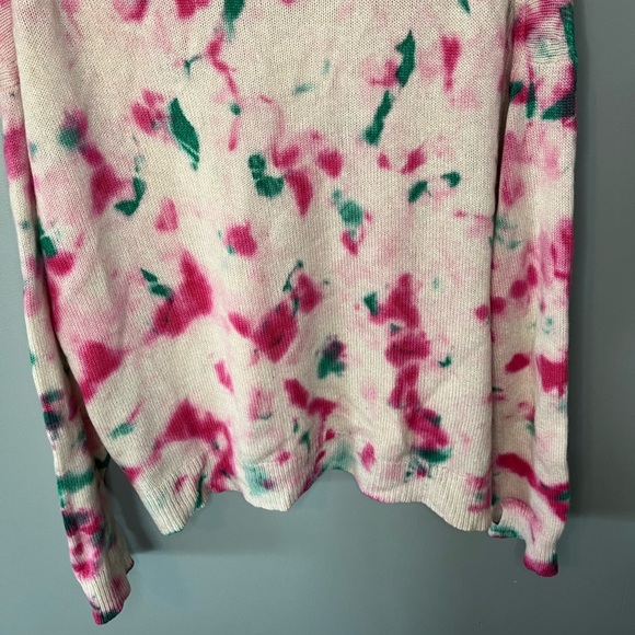 ZADIG & VOLTAIRE Markus Cashmere Sweater - Pink Tie Dye - Picture 10 of 14
